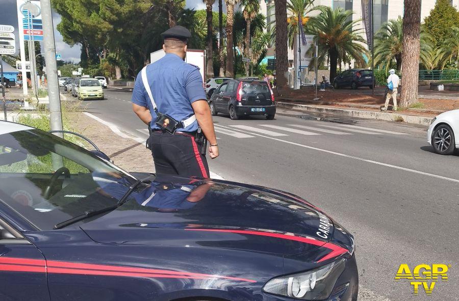 Carabinieri Tivoli l'equipaggio intervenuto Carabinieri Tivoli l'equipaggio intervenuto