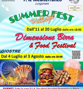 Fiumicino Summer Fest Village, un viaggio tra sapori, musica e divertimento fino al 3 agosto