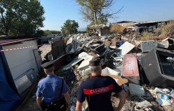 Carabinieri Tivoli sequestro discarica abusiva