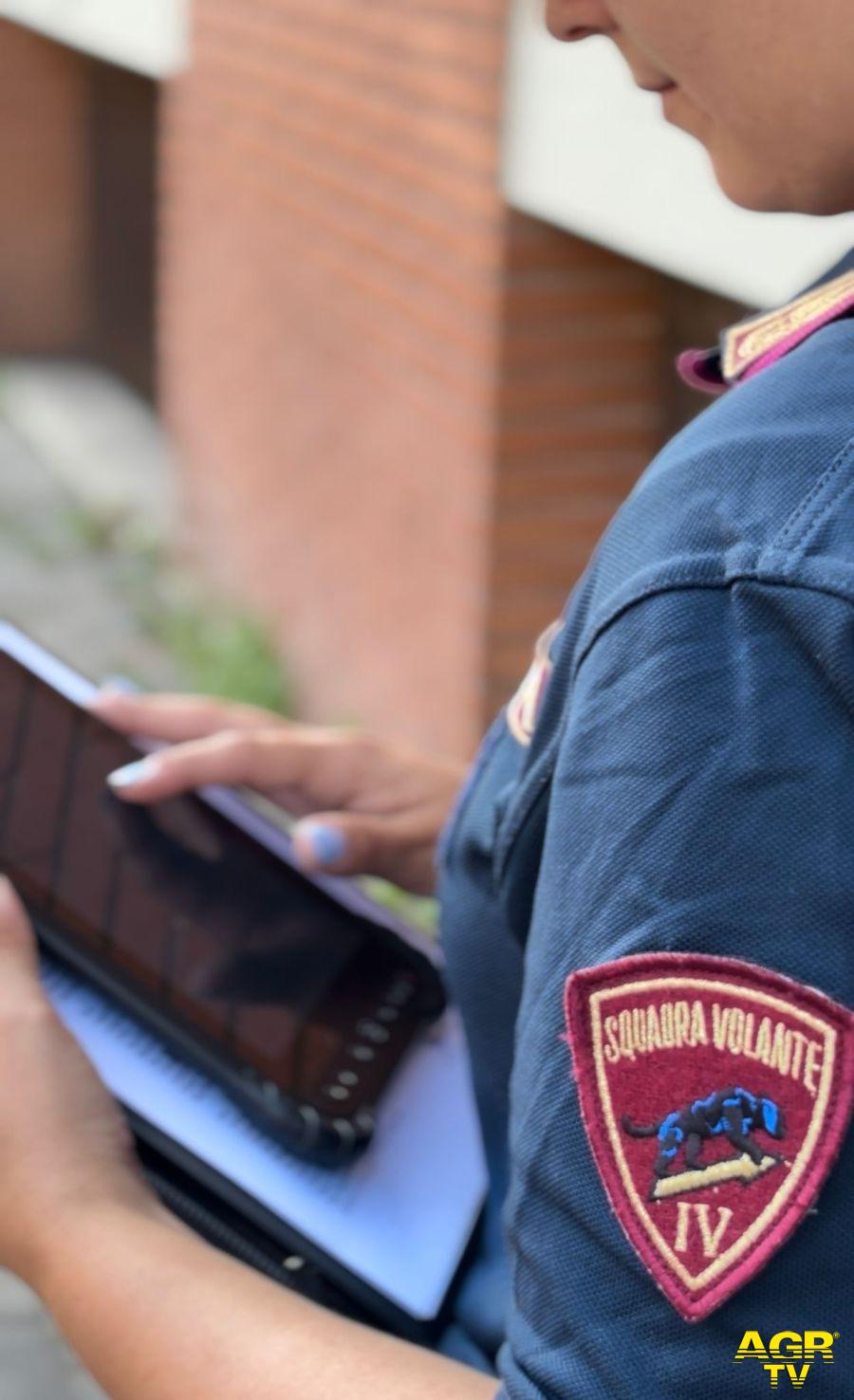 Polizia San Giovanni agenti intervenuti Polizia San Giovanni agenti intervenuti