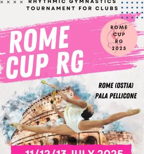 Ostia, Ginnastica ritmica, al Pala Pellicone il torneo internazionale Rome Cup RG2025