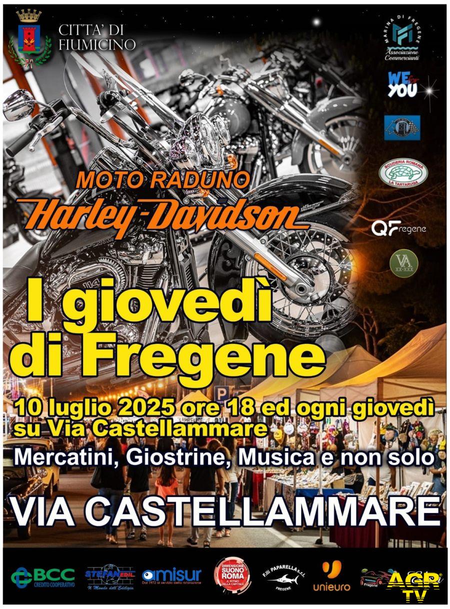 Giovedì di Fregene dedicato harley davidson, locandina Giovedì di Fregene dedicato harley davidson, locandina