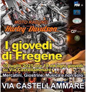 Fregene, giovedì dedicato alle Harley Davidson, appuntamento per gli appassionati in via di Castellamare