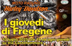 Fregene, giovedì dedicato alle Harley Davidson, appuntamento per gli appassionati in via di Castellamare