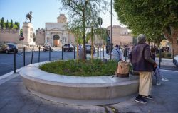 Roma, ecco il nuovo piazzale di Porta Pia, concluso l'intervento di riqualificazione