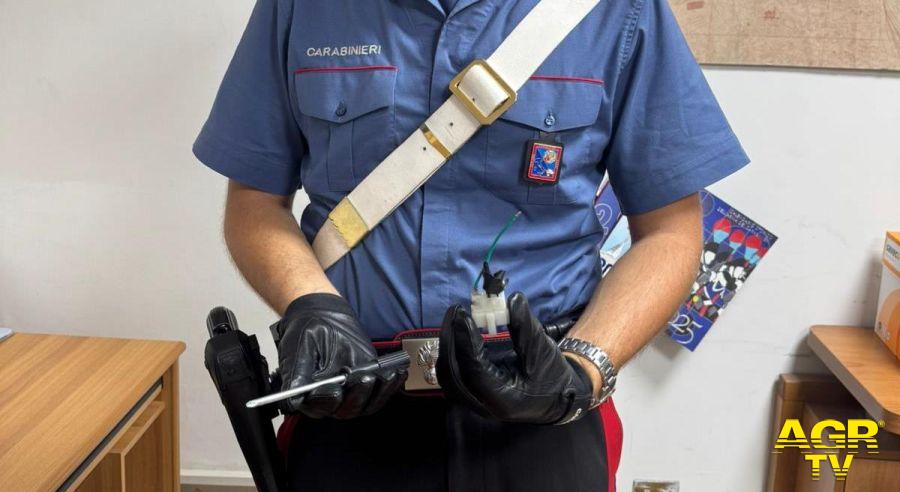 Carabinieri Parioli la centralina esterna sequestrata Carabinieri Parioli la centralina esterna sequestrata