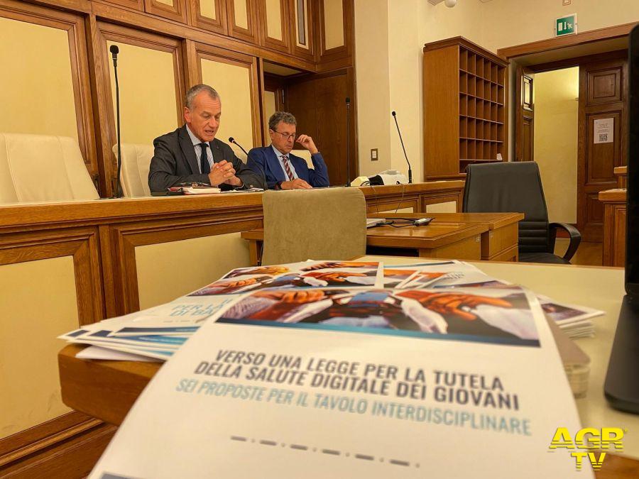 Convegno svoltosi in Senato sulla salute digitale dei giovani Convegno svoltosi in Senato sulla salute digitale dei giovani