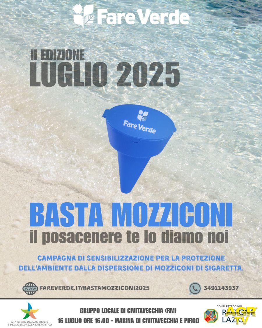 Basta mozziconi locandina manifestazione