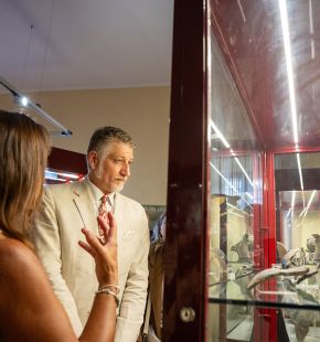 La mostra La memoria dell’acqua. Nuove scoperte Archeologiche dal Gran Carro di Bolsena inaugurata dal Ministro Giuli