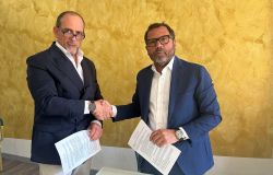 La firma dell'accordo sulle cure palliative foto da comunicato