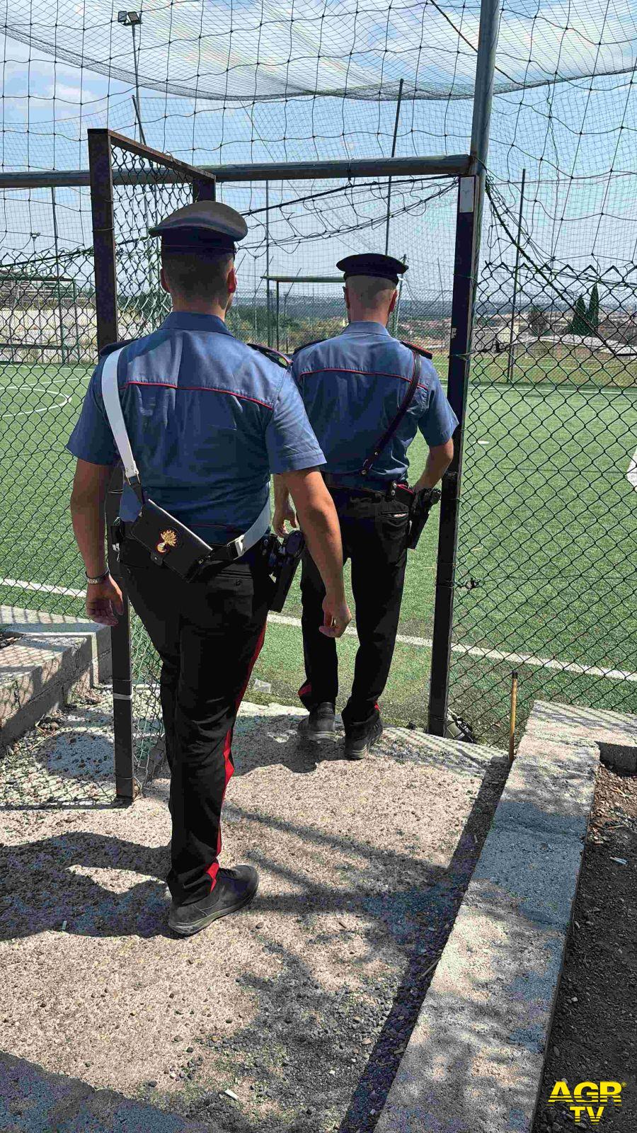 Carabinieri controlli nei Centri sportivi Carabinieri controlli nei Centri sportivi