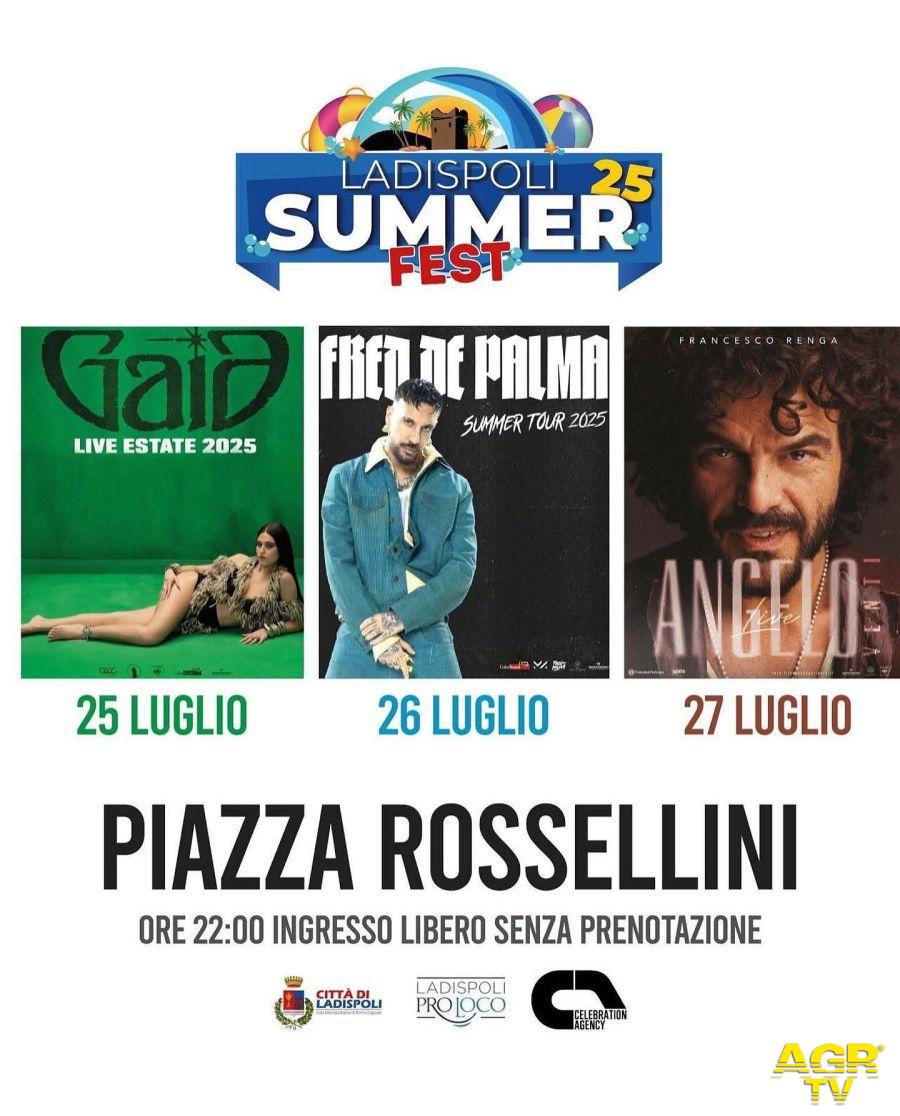 Ladispoli si prepara al 6° Summer Fest Ladispoli si prepara al 6° Summer Fest
