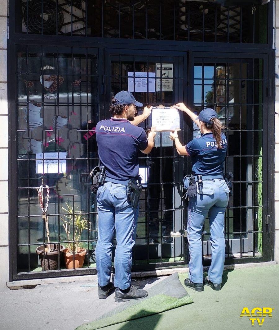 Polizia chiusura locale Polizia chiusura locale