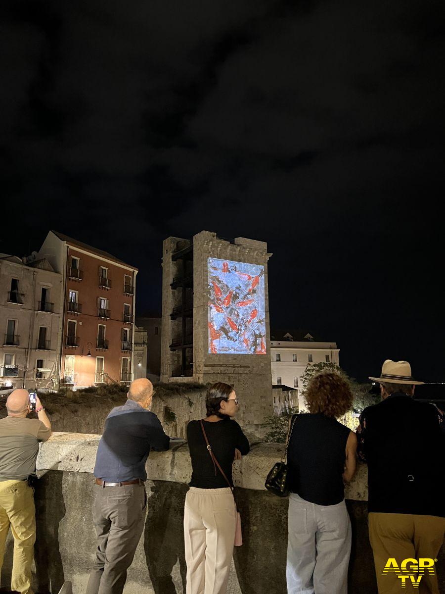 IN VERTICALE 2025: Videoarte sulla Torre dell’Elefante - Credits photo: Archivio Fotografico Sémata soc. coop. 