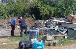Guidonia, sequestrate due aree adibite a discarica abusiva