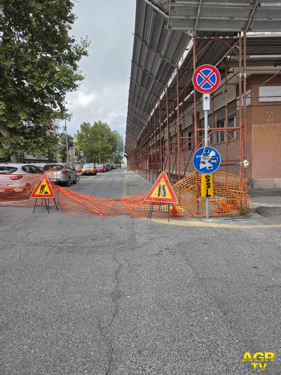 Ostia via Vasco de Gama il tratto interdetto al traffico veicolare che sarà riaperto