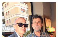 Carlo Feltrinelli con Nanni Moretti  ph credit Pino Rampolla