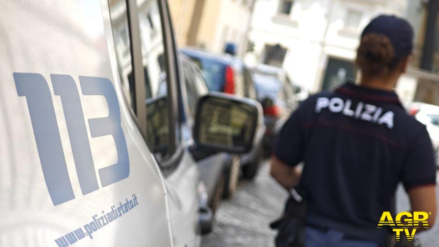 Polizia arresto al Portuense