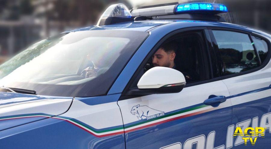 Polizia intervenuta piazza Trilussa