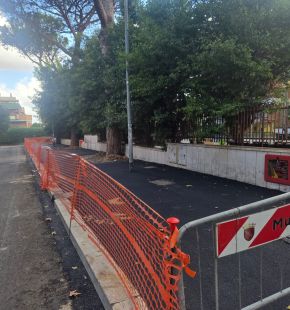 Ostia Antica, corsa contro il tempo per i lavori in via Pericle Ducati in vista dell'inizio delle scuole