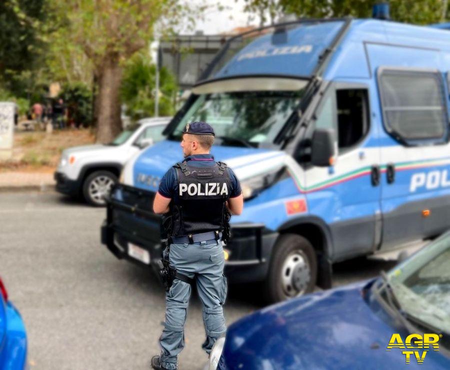 Polizia controlli Pigneto
