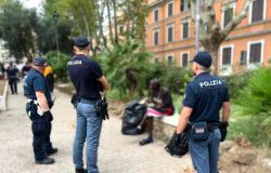 Polizia controlli Pigneto