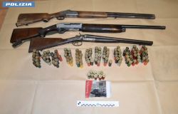 Polizia Civitavecchia armi sequestrate