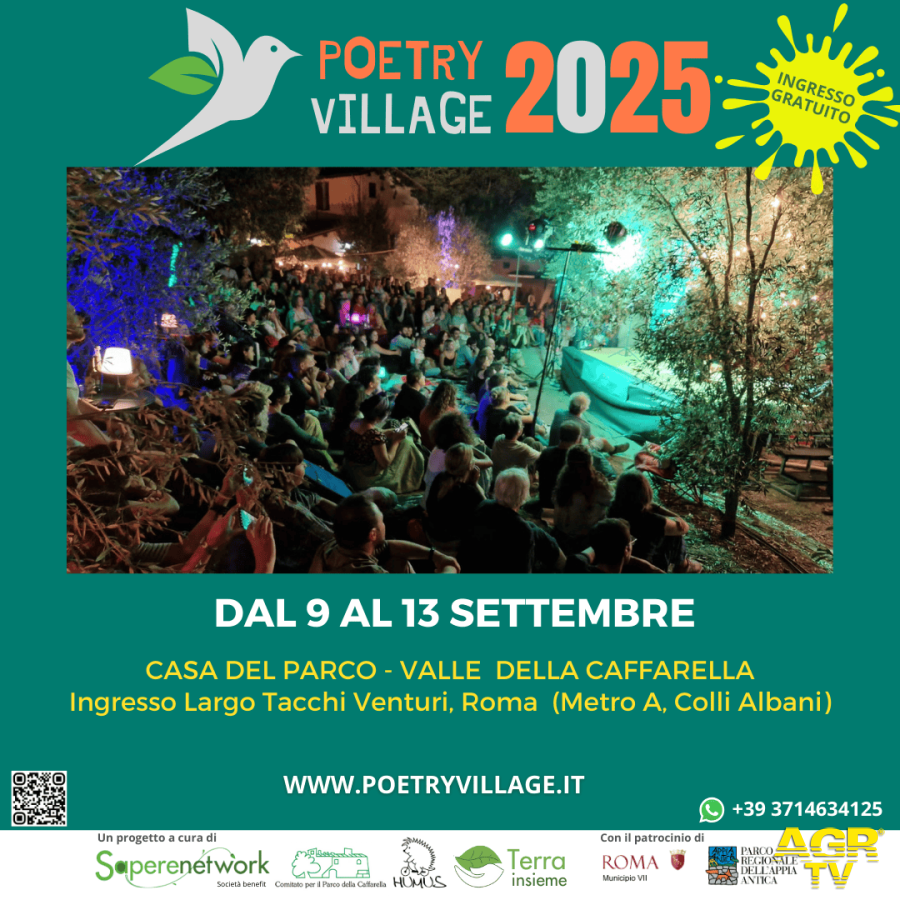 Poetry Village locandina evento