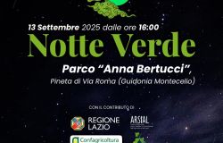 Guidonia, tutto è pronto per la Notte Verde al parco Bertucci sabato 13 settembre
