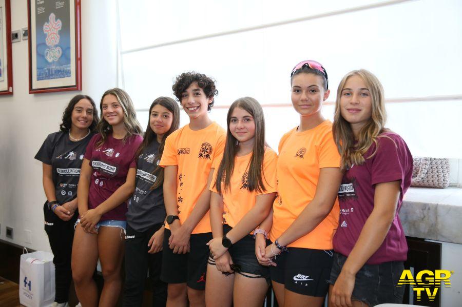 I giovani atleti dello sci club Winter Sport di Subiaco