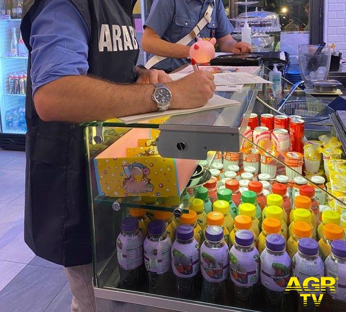 Carabinieri controlli attività commerciali al Quadraro