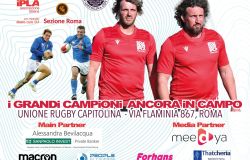 Roma,il 20 settembre la seconda edizione del Rugby Charity Match Veterans: il Terzo tempo per il Terzo settore”