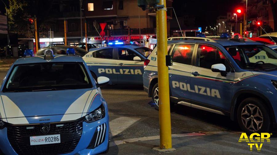 Polizia blitz interforze al Quarticciolo
