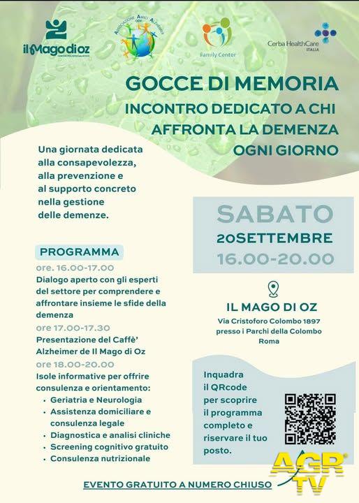 gocce di memoria locandina evento