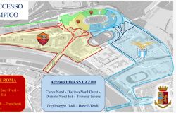 Cartina accesso Olimpico