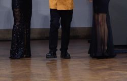 Milano Fashion Show ds_sx_Veronica_Maya_Alviero_Martini_e_una_modella