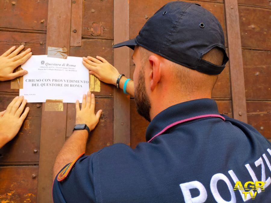 Polizia ordinanza di sospensione licenza per dieci giorni