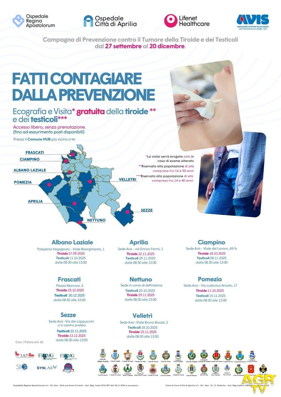Locandina Prevenzione Contagiosa 2025 Aprilia