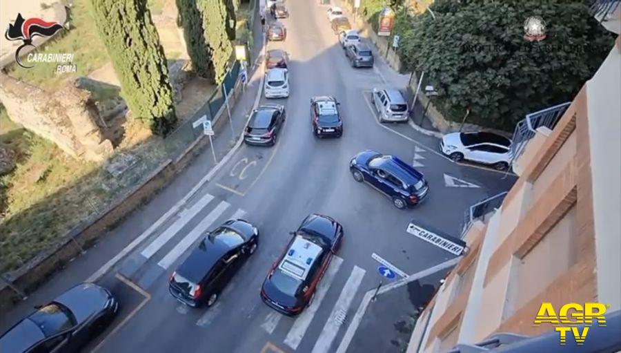 Carabinieri Tivoli impegnati nell'operazione