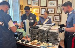 Roma, maxi sequestro dei Carabinieri, 68 kg. di cocaina, hashish e marjuana, 54 mila euro in contanti e due pistole, in manette 35enne