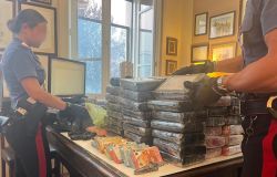 Carabinieri la droga sequestrata piazza Bologna
