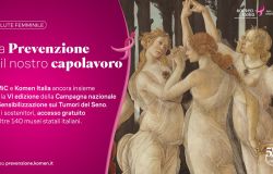 Tumore al seno, al via la VI edizione della campagna nazionale “La Prevenzione è il nostro Capolavoro”
