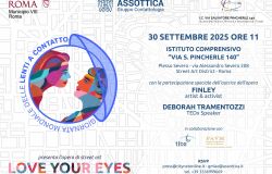 Roma, l'arte e la visione senza barriere, il 30 settembre inaugurazione del murale Love Your Eyes