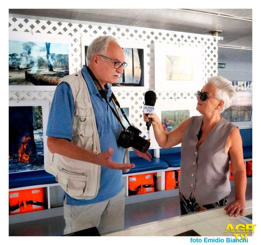 Pino Rampolla con Anna Maria IEVA di AGRTV - Foto di Emidio Bianchi