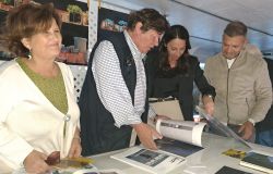 Emma e Giuliano Fausti, protagonisti del progetto “Il piano del colore del Borgo di Ostia Antica” Emma e Giuliano Fausti, protagonisti del progetto “Il piano del colore del Borgo di Ostia Antica”