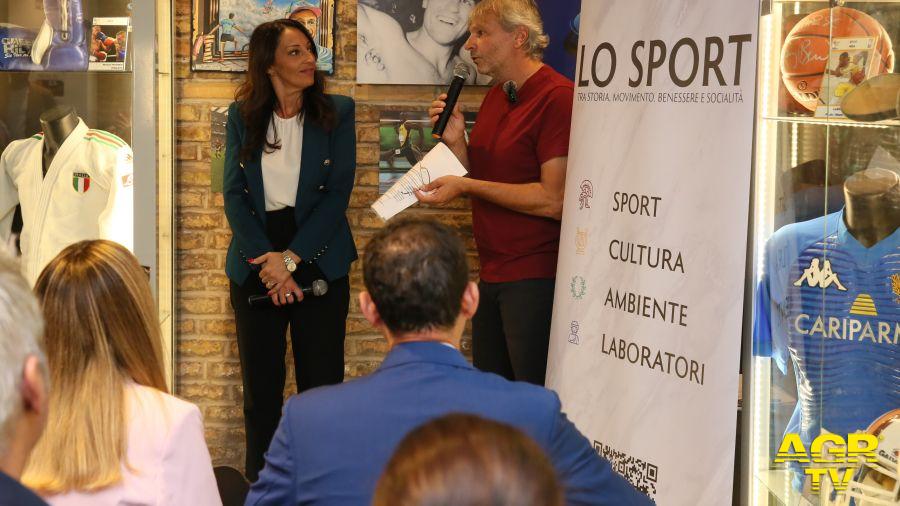 Svetlana Celli, Presidente dell’Assemblea Capitolina alla presentazione del progetto  Sport tra Storia, Movimento, Benessere e Cultura