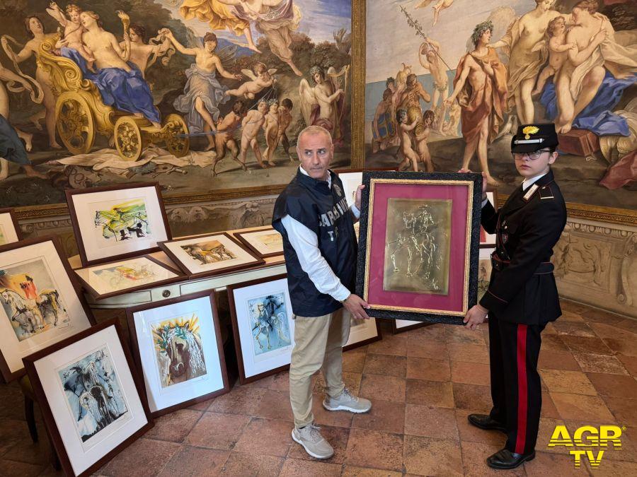 Le opere sequestrate dal TPC