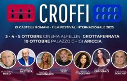 CROFFI 2025: il grande cinema torna ai Castelli Romani con la 9ª edizione del Film Festival Internazionale