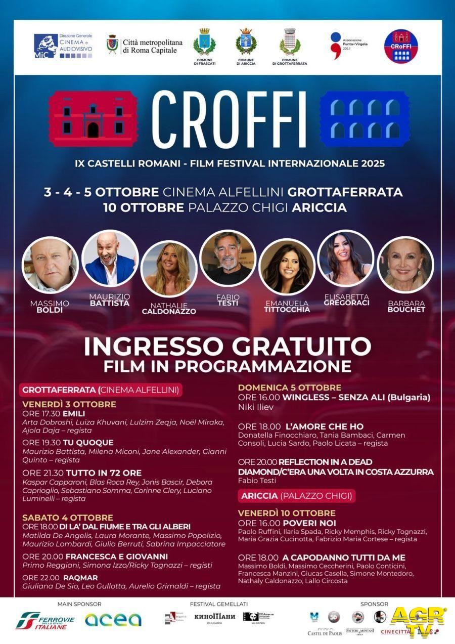 CROFFI 2025. Castelli Romani Film Festival Internazionale