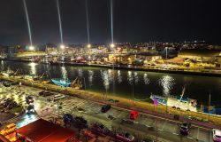 Tavoli del mare il porto canale di Fiumicino